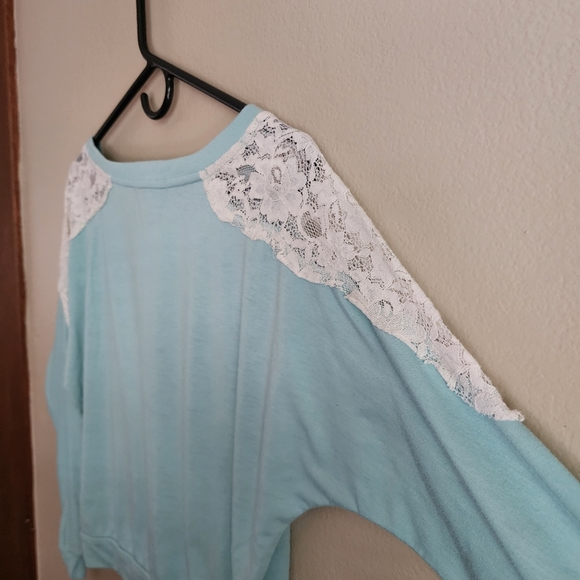 Teal/Mint LongSleeve Top - Picture 4 of 6